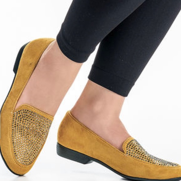 Angel Steps Wide Width Embellished Loafers - Picture 3 of 14